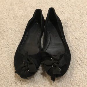 Anthropologie Leifsdottir Suede Lahja Ballet Flat